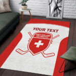 Custom Switzerland Hockey Area Rug 2024 Go La Nati - Lynsiley