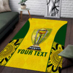 Custom Australia Cricket Area Rug World Cup Go Champions 2023 Indigenous - Lynsiley