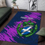 Custom Scotland Rugby Area Rug 2024 Six Nations Go Scottish Thistle - Lynsiley