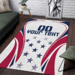 Custom USA Rugby Area Rug Simple Style - Lynsiley