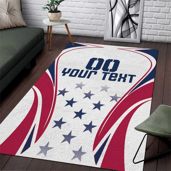 Custom USA Rugby Area Rug Simple Style - Lynsiley
