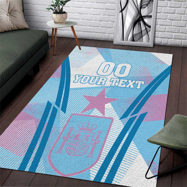 Custom Spain Football Area Rug Simple Style - Lynsiley