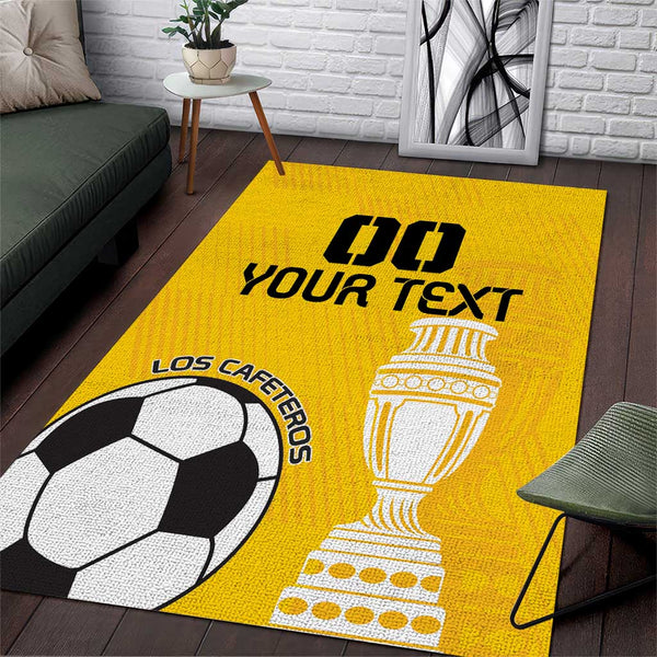 Custom Colombia Football Area Rug Go Champions - Lynsiley