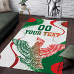 Custom Mexico Independence Day Area Rug Monumento A La Independencia - Lynsiley