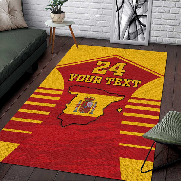 Custom Spain Coat Of Arms Area Rug Sport Style - Lynsiley