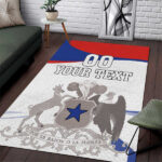 Custom Fiestas Patrias Chile Area Rug Coat Of Arms - Lynsiley