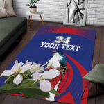 Custom Cuba Independence Day 1868 Area Rug Tocororo With White Mariposa - Lynsiley