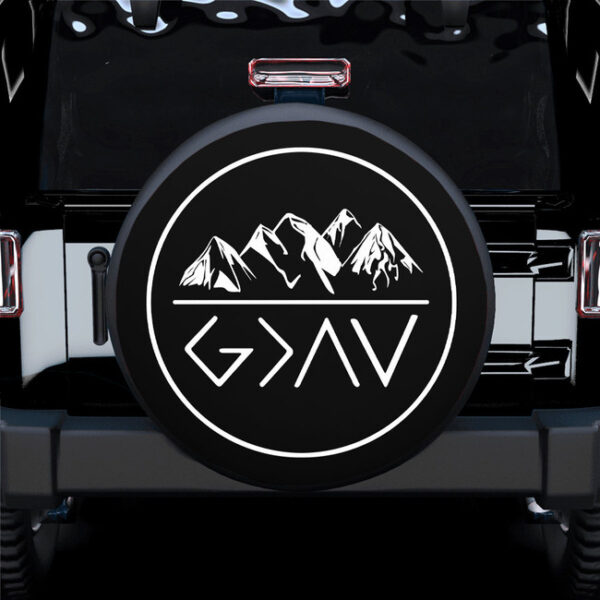 Mountain Camping Jeep Car Spare Tire Cover Gift For Campers - Jeep Tire Covers - Lynsiley