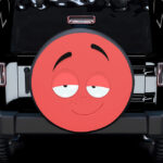 Emotion Red Face Spare Tire Cover Gift For Campers - Jeep Tire Covers - Lynsiley