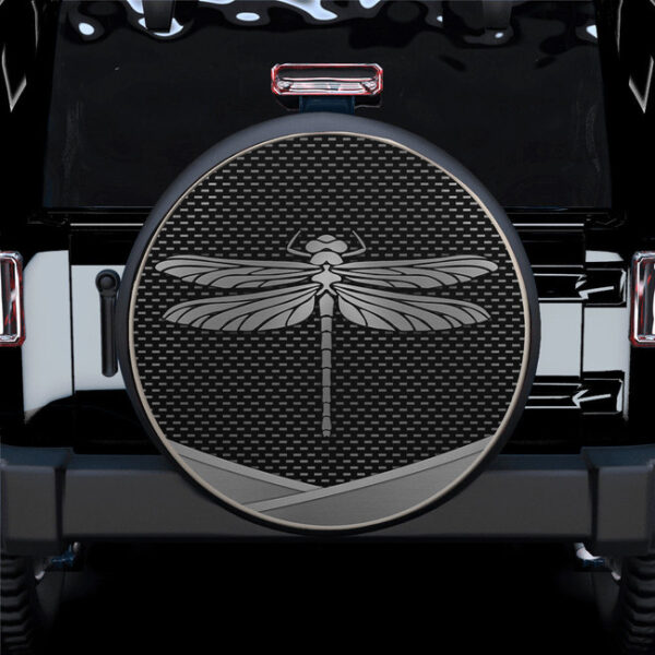 Dragonfly Art Jeep Car Spare Tire Cover Gift For Campers - Jeep Tire Covers - Lynsiley