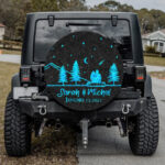 Couple Camping Partner For Life Car Spare Tire Cover Gift For Campers - Jeep Tire Covers - Lynsiley