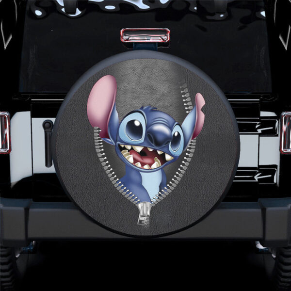 Stitch Ziper Car Spare Tire Gift For Campers - Jeep Tire Covers - Lynsiley