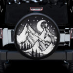 Mountain Views Spare Tire Covers Gift For Campers - Jeep Tire Covers - Lynsiley