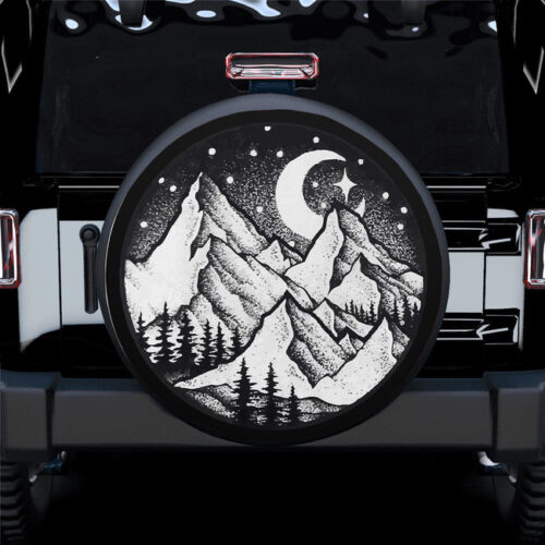 Mountain Views Spare Tire Covers Gift For Campers - Jeep Tire Covers - Lynsiley