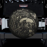 Hell Hope Skull Spare Tire Cover Gift For Campers - Jeep Tire Covers - Lynsiley