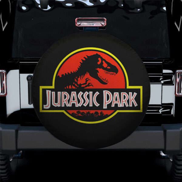 Jurassic Park 1 Spare Tire Cover Gift For Campers - Jeep Tire Covers - Lynsiley