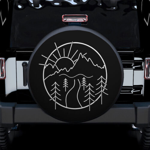 A Walk In The Woods Spare Tire Covers Gift For Campers - Jeep Tire Covers - Lynsiley