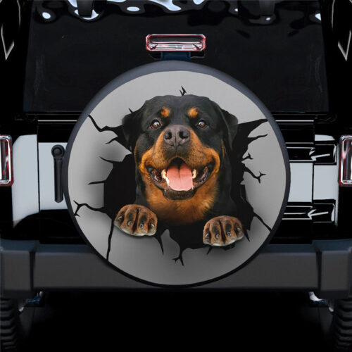 3D Dog Funny Spare Tire Covers Gift For Campers - Jeep Tire Covers - Lynsiley