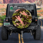 Abstract Camouflage Colorful Wild Animal Panther Spare Tire Cover - Jeep Tire Covers - Lynsiley