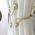 1pc Glam Style Curtain Tieback Modern Orb - Window Decor Curtain Accessory
