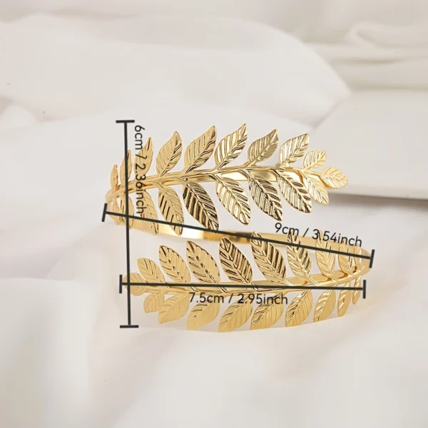 1pc Glam Style Curtain Tieback Golden Maple Leaves - Window Decor Curtain Accessory