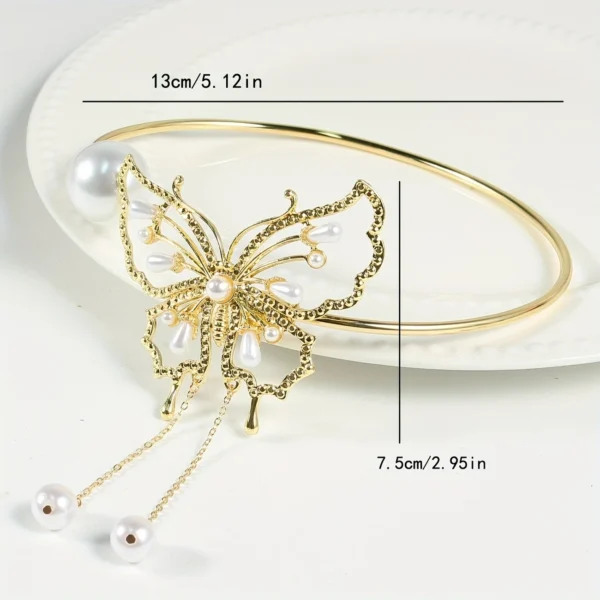 1pc Glam Style Curtain Tieback Golden Butterfly - Window Decor Curtain Accessory
