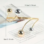 1pc Glam Style Curtain Tieback Modern Orb - Window Decor Curtain Accessory